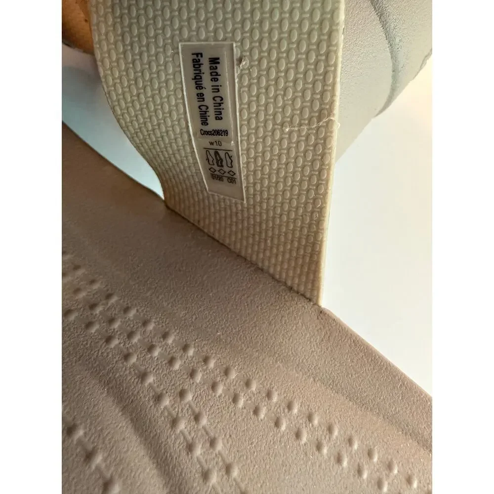CROCS Brooklyn Mid Wedge Platform Sandals Women’s Size 10 Tan Snake Print 206219